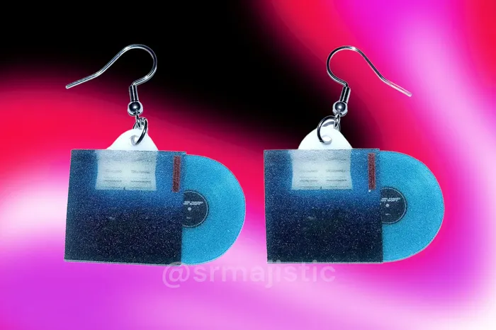 Earrings Sam Makes Things Billie Eilish Hit Me Hard and Soft Vinyl Album Handmade Earrings Earrings Sam Makes Things Billie Eilish Hit Me Hard and Soft Vinyl Album Handmade Earrings