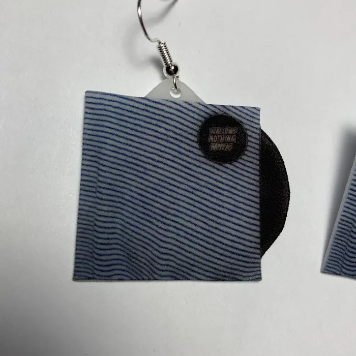 Earrings Sam Makes Things Wallows Nothing Happens Vinyl Album Handmade Earrings