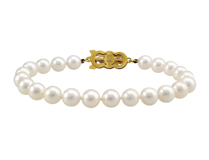Estate Mikimoto White Pearl Bracelet Mikimoto Bracelets