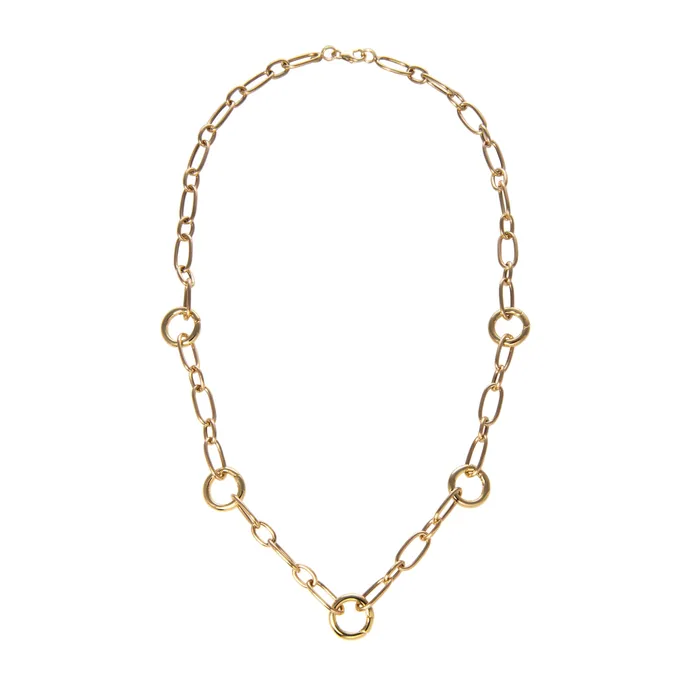 FiveCharm Holder Station Mixed Oval Link Necklace Mini Collection Necklaces FiveCharm Holder Station Mixed Oval Link Necklace Mini Collection Necklaces