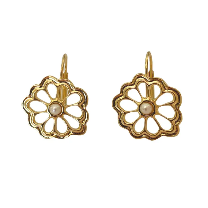 Goldbug Collection Earrings Goldbug Okra Drop Earrings