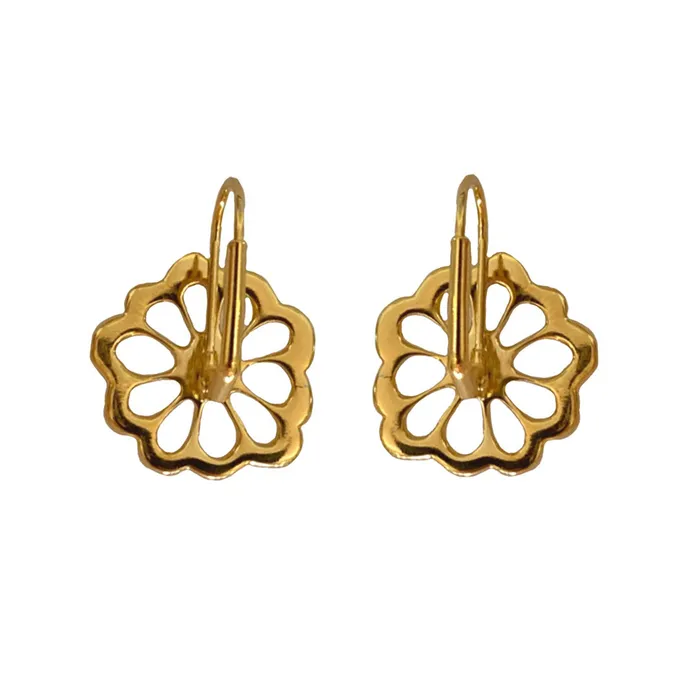 Goldbug Collection Earrings Goldbug Okra Drop Earrings