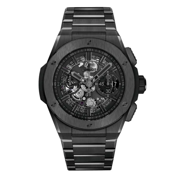 Hublot Bracelets Hublot Big Bang Integral All Black Ceramic 42mm Watch Ref 451CX1140CX Skeleton Dial in Ceramic Case Black Ceramic Bracelet Hublot Bracelets Hublot Big Bang Integral All Black Ceramic 42mm Watch Ref 451CX1140CX Skeleton Dial in Ceramic Case Black Ceramic Bracelet