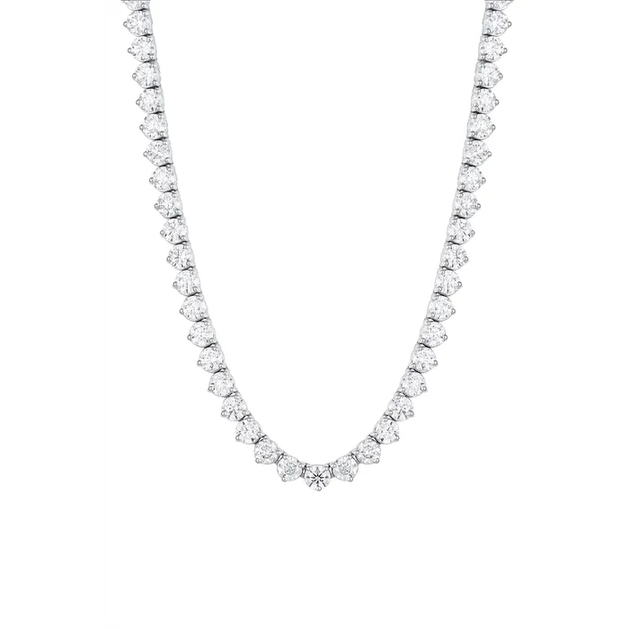 Meierotto Jewelers Necklaces 14K White Gold Diamond Tennis Necklace