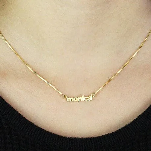 Necklaces Belbren Dainty Name Necklace Minimalist Tiny Necklace Personalized Gift Gold Name Necklace Necklaces Belbren Dainty Name Necklace Minimalist Tiny Necklace Personalized Gift Gold Name Necklace