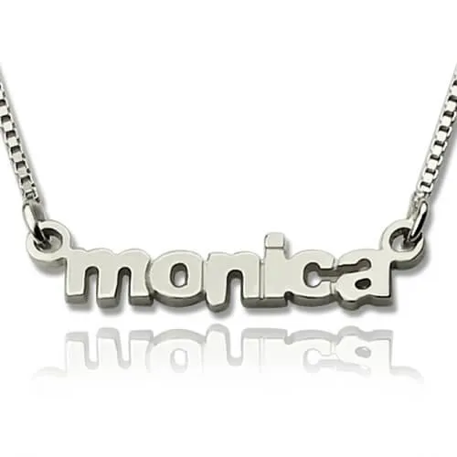 Necklaces Belbren Dainty Name Necklace Minimalist Tiny Necklace Personalized Gift Gold Name Necklace