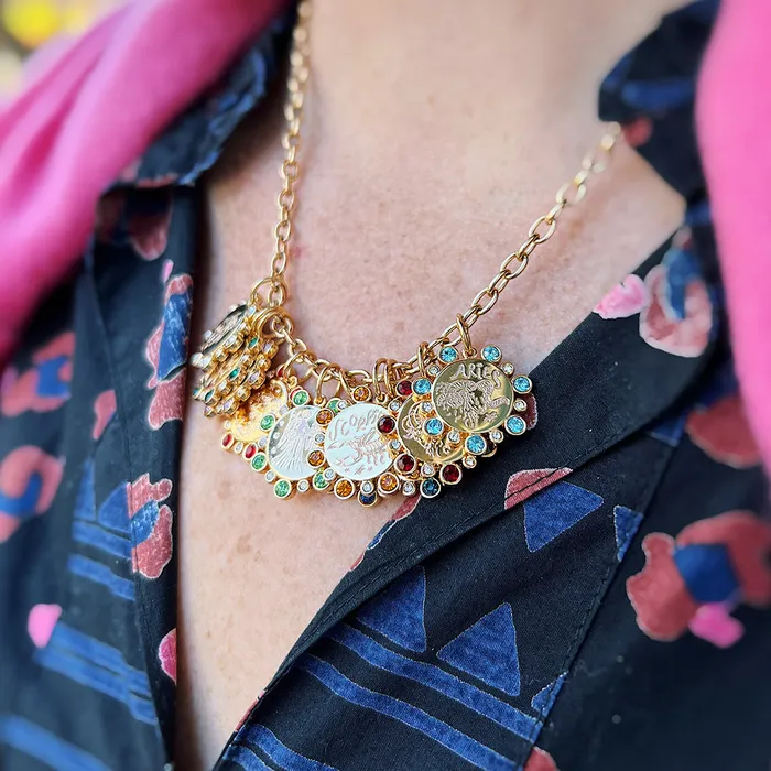 Necklaces Goldbug October Birthstone Pendant Goldbug Collection