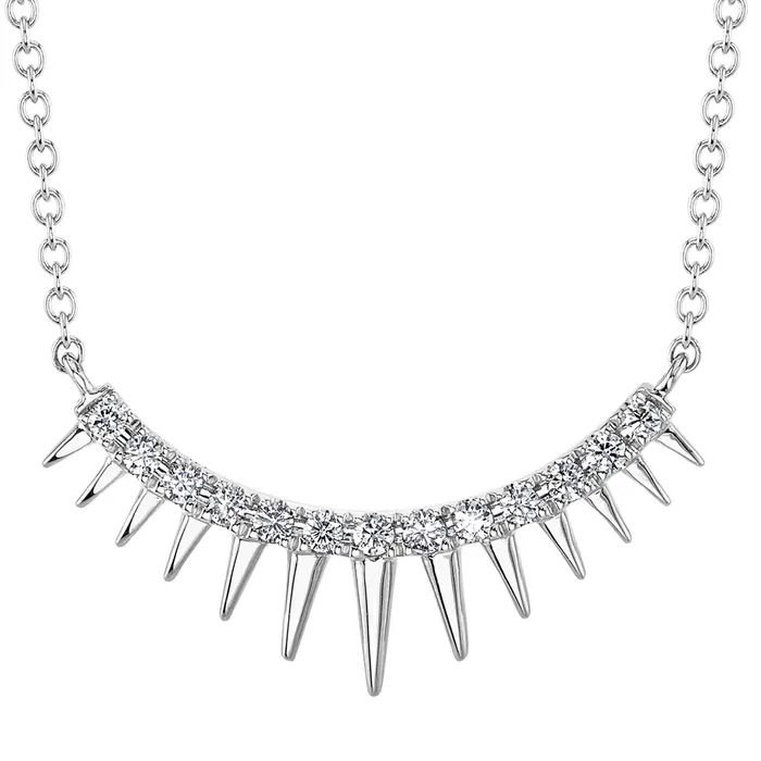 Necklaces Meierotto Jewelers 14K White Gold Diamond Fancy Necklace