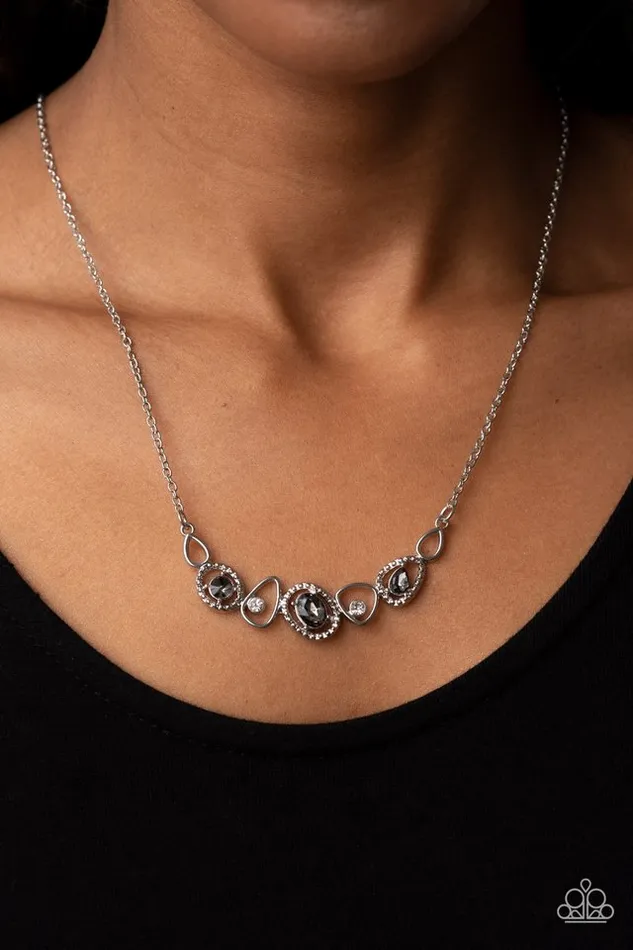 Necklaces Paparazzi Jewelry Paparazzi Necklace Celestial Cadence Silver