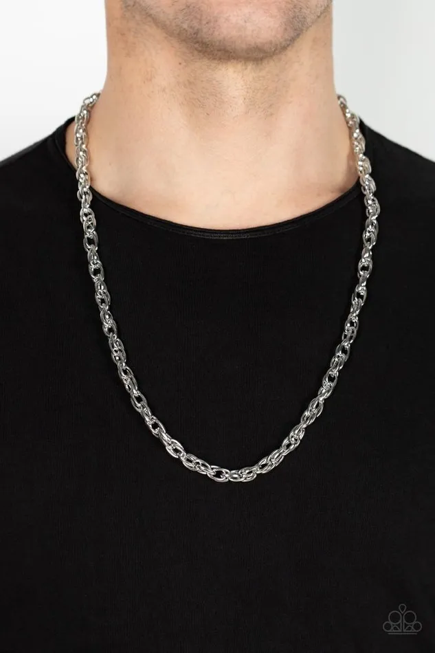 Necklaces Paparazzi Jewelry Paparazzi Necklace Chopper Hopper Silver