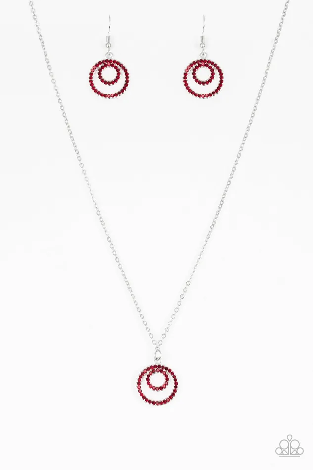 Necklaces Paparazzi Jewelry Paparazzi Necklace Dashingly Dapper Red
