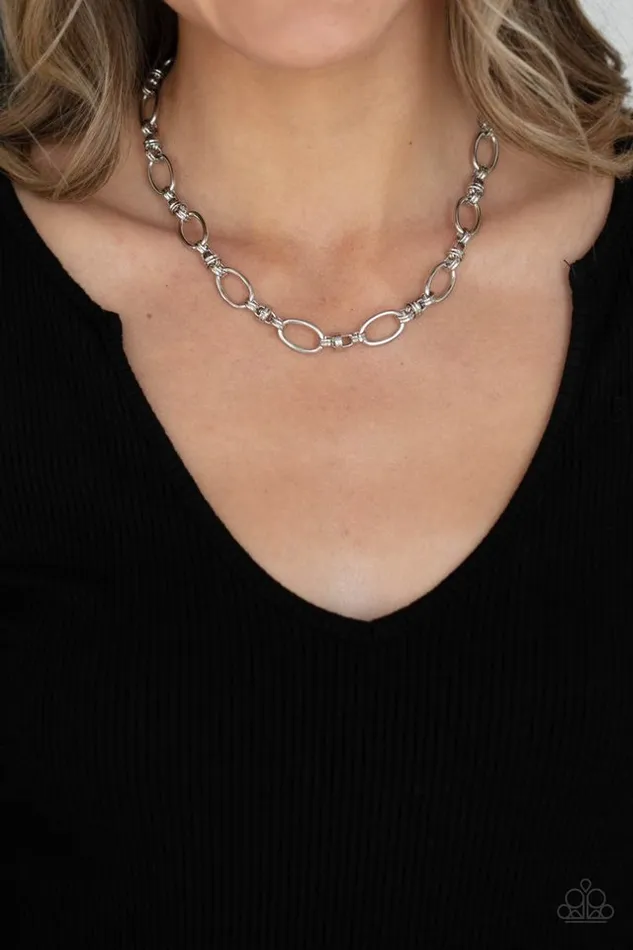Necklaces Paparazzi Jewelry Paparazzi Necklace Defined Drama Silver