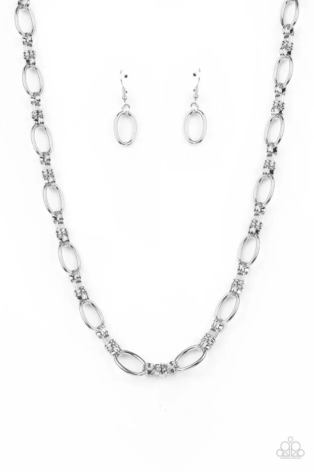 Necklaces Paparazzi Jewelry Paparazzi Necklace Defined Drama Silver Necklaces Paparazzi Jewelry Paparazzi Necklace Defined Drama Silver