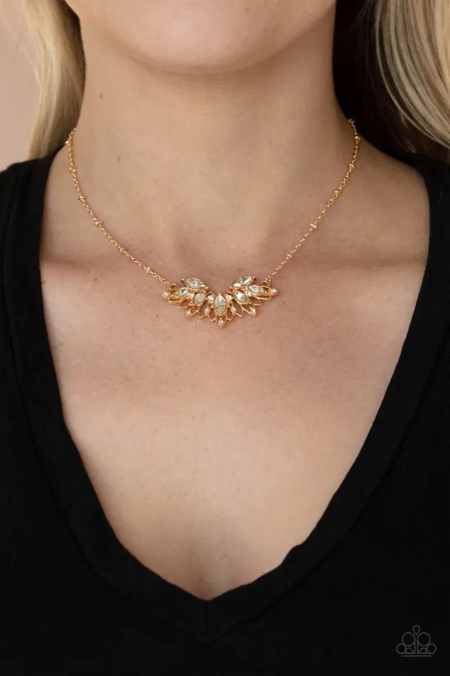 Necklaces Paparazzi Jewelry Paparazzi Necklace Deluxe Diadem Gold