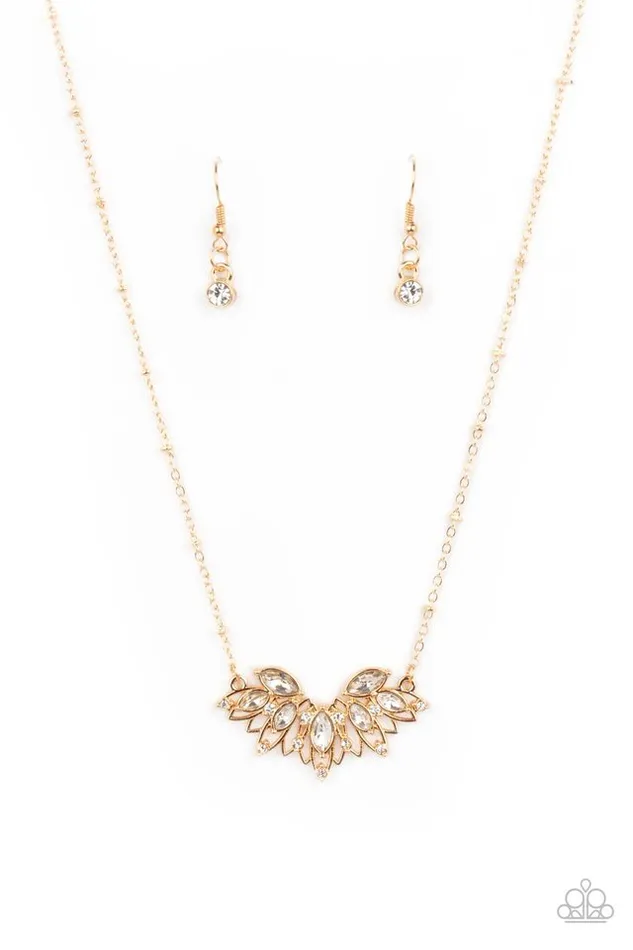 Necklaces Paparazzi Jewelry Paparazzi Necklace Deluxe Diadem Gold Necklaces Paparazzi Jewelry Paparazzi Necklace Deluxe Diadem Gold