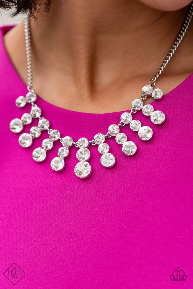 Necklaces Paparazzi Jewelry Paparazzi Necklace Fashion Fix Feb 2021 Celebrity Couture White