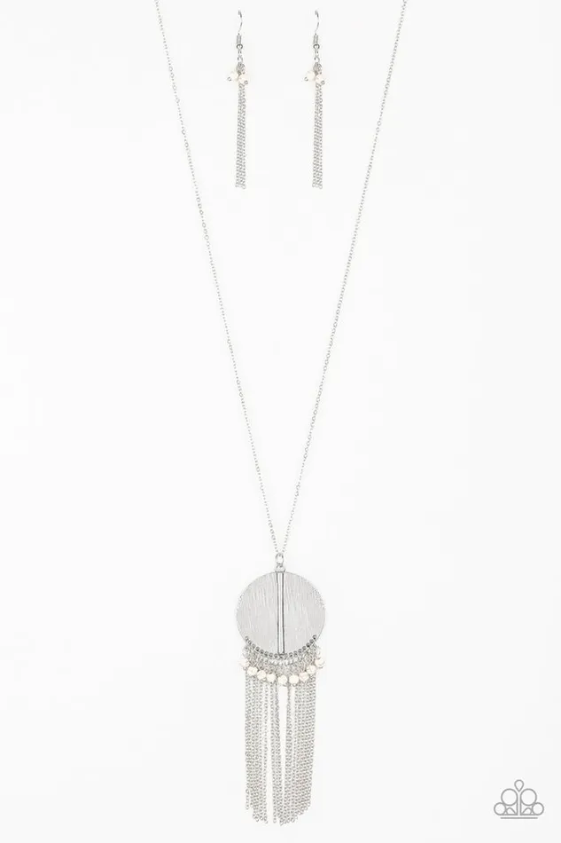 Necklaces Paparazzi Jewelry Paparazzi Necklace Get A ROAM White Necklaces Paparazzi Jewelry Paparazzi Necklace Get A ROAM White