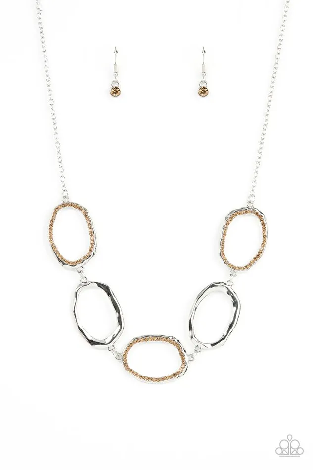 Necklaces Paparazzi Jewelry Paparazzi Necklace Gritty GoGetter Brown Necklaces Paparazzi Jewelry Paparazzi Necklace Gritty GoGetter Brown