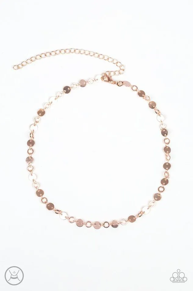 Necklaces Paparazzi Jewelry Paparazzi Necklace Inner SPOTLIGHT Rose Gold