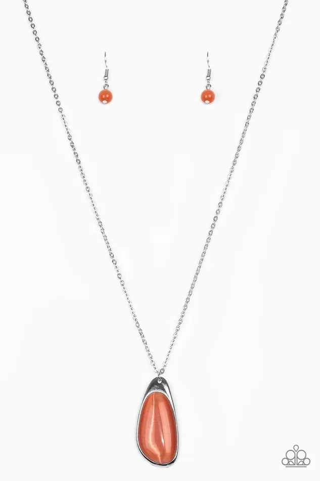 Necklaces Paparazzi Jewelry Paparazzi Necklace Magically Modern Orange