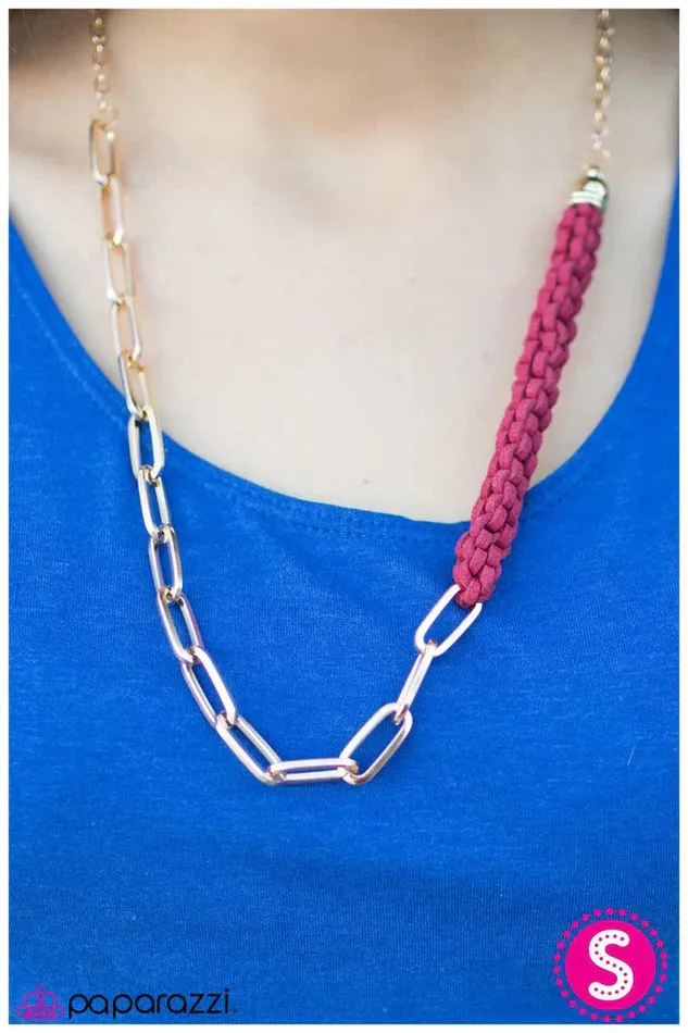 Necklaces Paparazzi Jewelry Paparazzi Necklace On The Prowl Pink