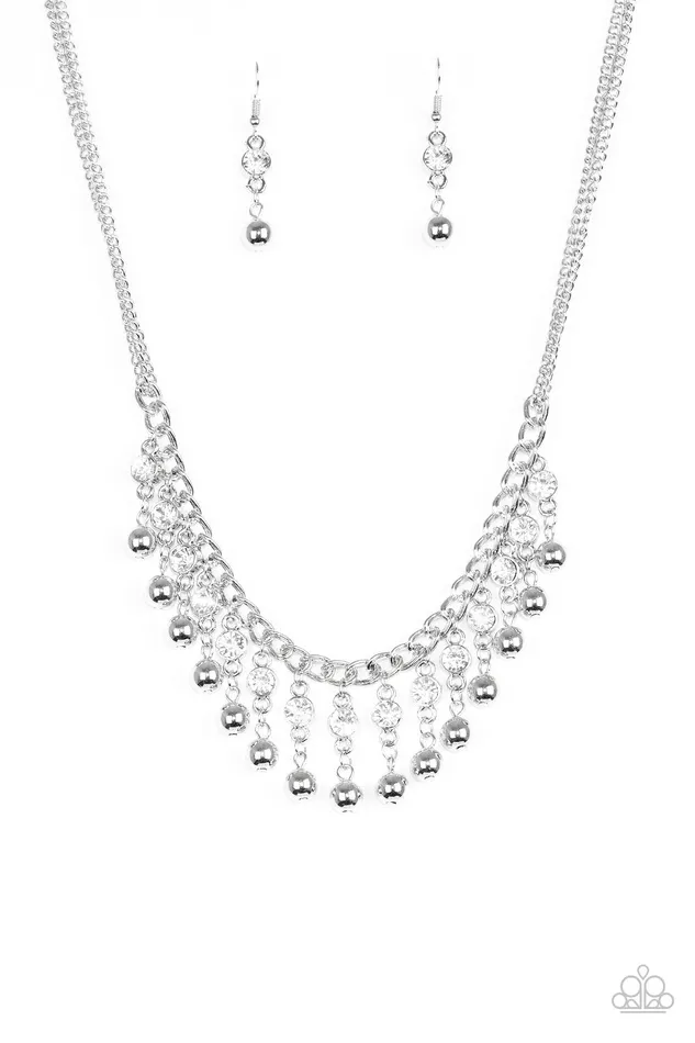 Necklaces Paparazzi Jewelry Paparazzi Necklace Pageant Queen White