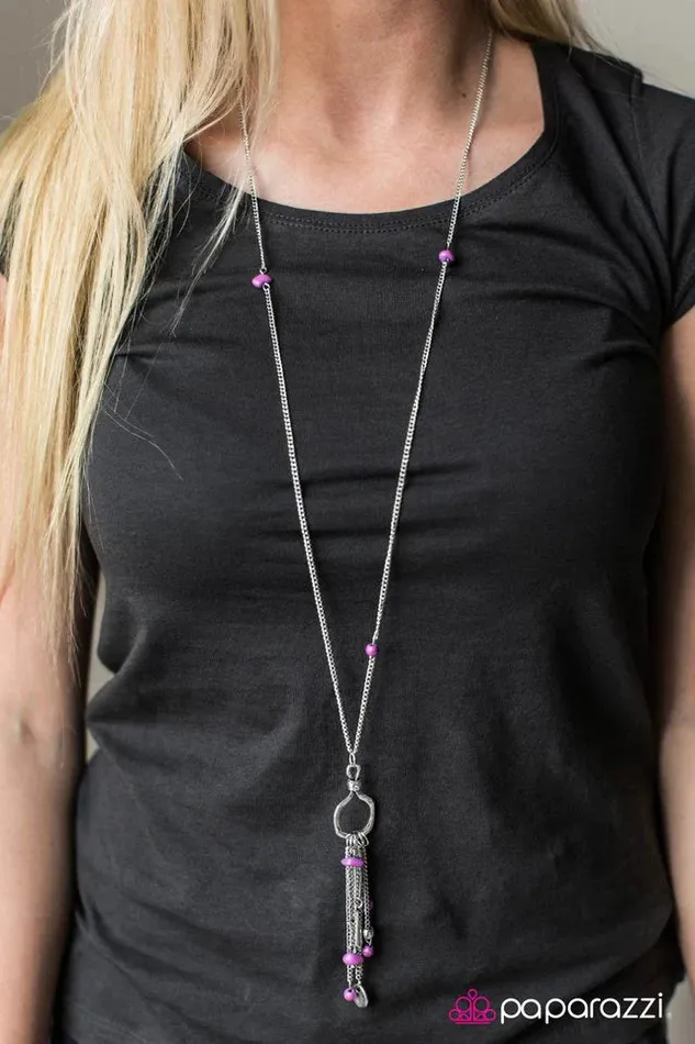Necklaces Paparazzi Jewelry Paparazzi Necklace Ridge View Purple