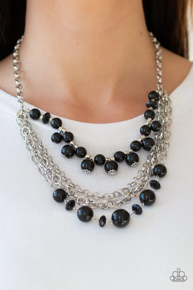 Necklaces Paparazzi Jewelry Paparazzi Necklace Rockin Rockette Black