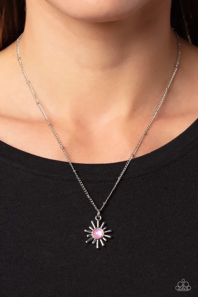Necklaces Paparazzi Jewelry Paparazzi Necklace Soak up the Sun Pink