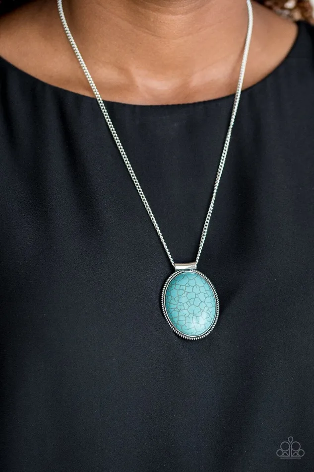 Necklaces Paparazzi Jewelry Paparazzi Necklace Southwest Showdown Blue