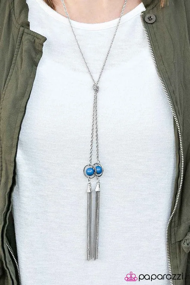 Necklaces Paparazzi Necklace All Occasion Blue Paparazzi Jewelry