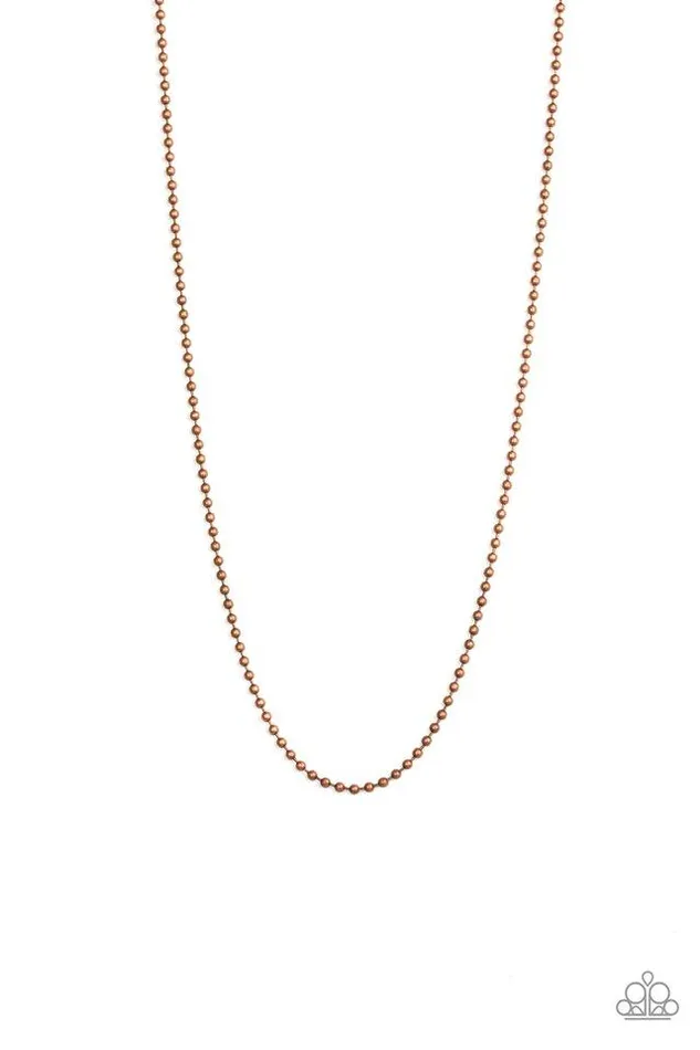 Necklaces Paparazzi Necklace Cadet Casual Copper Paparazzi Jewelry