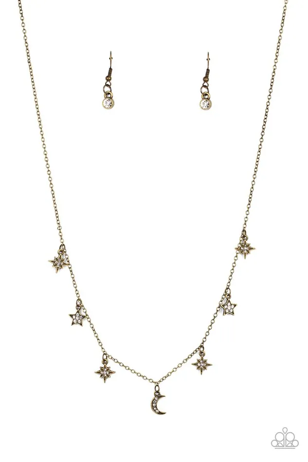 Necklaces Paparazzi Necklace Cosmic Runway Brass Paparazzi Jewelry Necklaces Paparazzi Necklace Cosmic Runway Brass Paparazzi Jewelry
