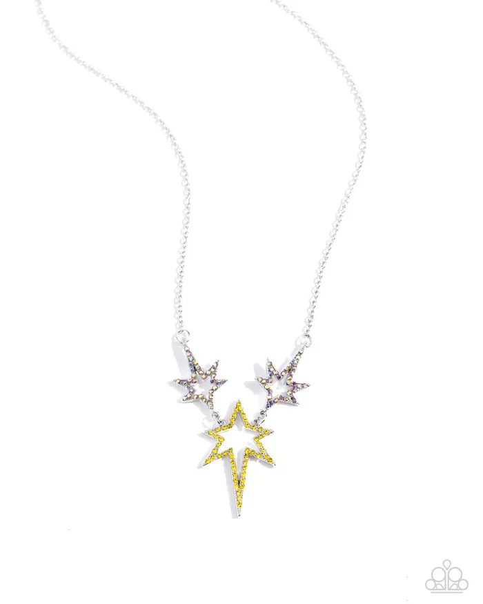 Necklaces Paparazzi Necklace Explosive Exhibit Yellow Paparazzi Jewelry Necklaces Paparazzi Necklace Explosive Exhibit Yellow Paparazzi Jewelry
