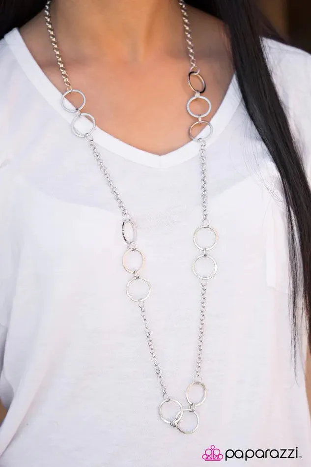 Necklaces Paparazzi Necklace Has A Ring To It Silver Paparazzi Jewelry