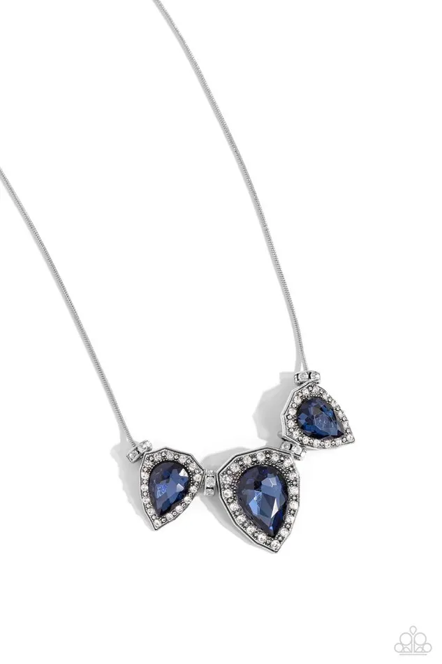 Necklaces Paparazzi Necklace Majestic Met Ball Blue Paparazzi Jewelry Necklaces Paparazzi Necklace Majestic Met Ball Blue Paparazzi Jewelry
