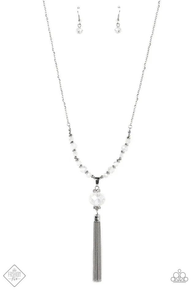 Necklaces Paparazzi Necklace One SWAY or Another White Paparazzi Jewelry