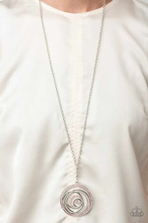 Necklaces Paparazzi Necklace Subliminal Sparkle Pink Paparazzi Jewelry
