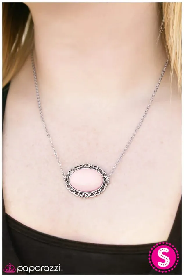 Necklaces Paparazzi Necklace Veni Vidi Vici Pink Paparazzi Jewelry