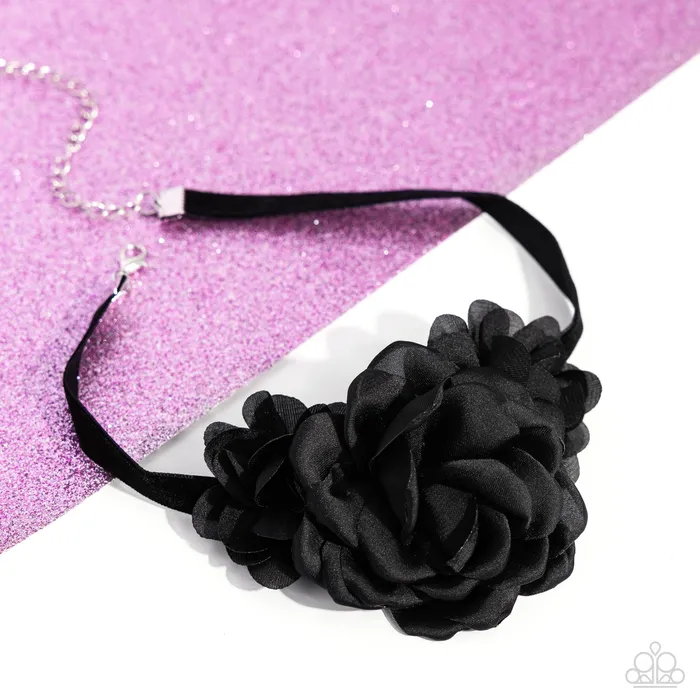 Necklaces Paparazzi Necklace Very Viscountess Black Paparazzi Jewelry