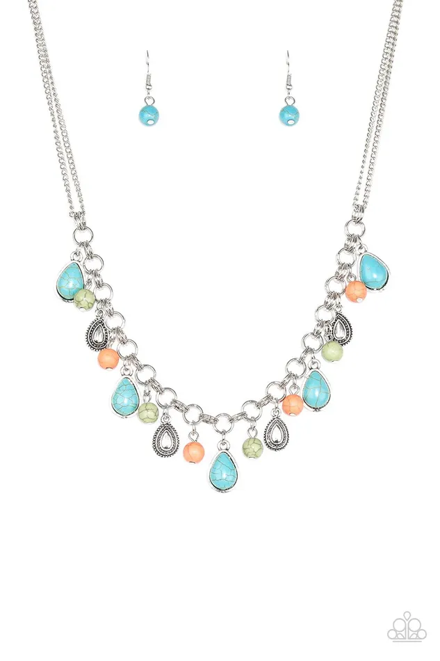 Necklaces Paparazzi Necklace Welcome To Bedrock Multi Paparazzi Jewelry