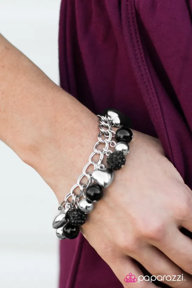 Paparazzi Bracelet A Love Like This Black Paparazzi Jewelry Bracelets