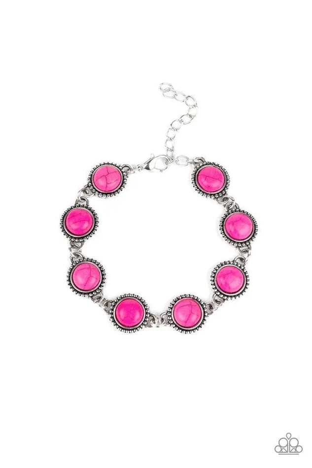 Paparazzi Bracelet Carved In SANDSTONE Pink Paparazzi Jewelry Bracelets