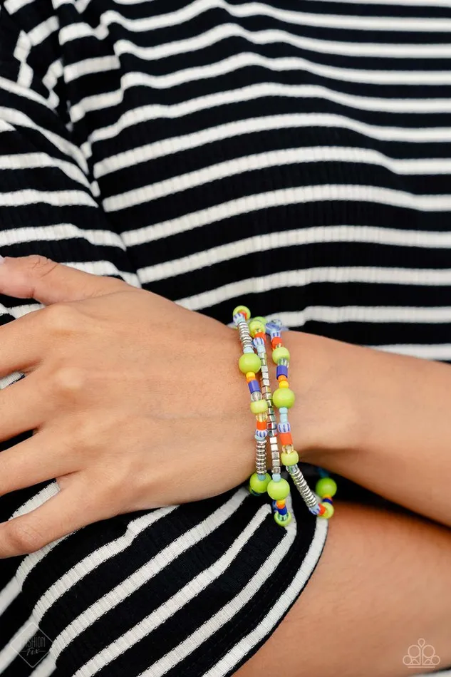 Paparazzi Bracelet Confident Collision Multi Paparazzi Jewelry Bracelets
