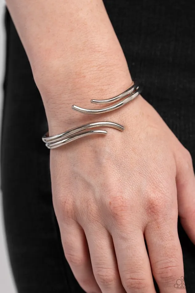 Paparazzi Bracelet Elven Elegance Silver Paparazzi Jewelry Bracelets