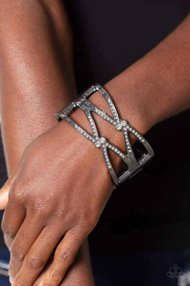 Paparazzi Bracelet Entrancing Etiquette Black Paparazzi Jewelry Bracelets