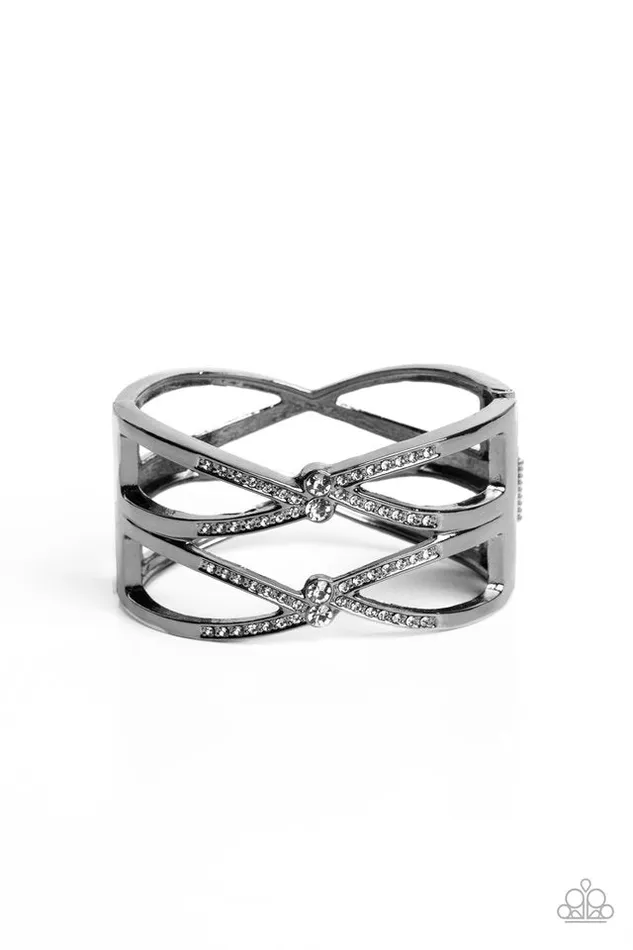 Paparazzi Bracelet Entrancing Etiquette Black Paparazzi Jewelry Bracelets