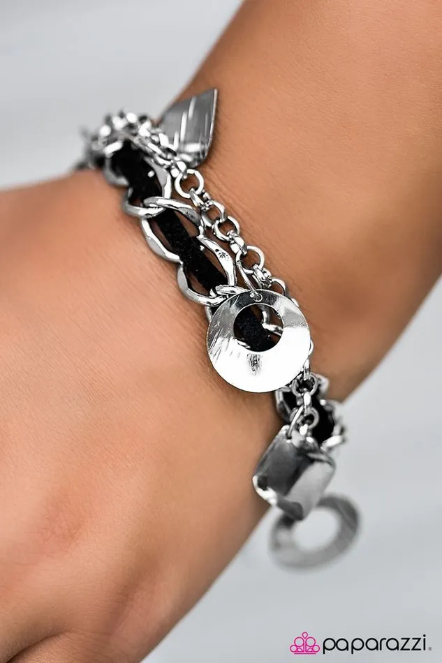 Paparazzi Bracelet Fashion Fusion Black Paparazzi Jewelry Bracelets