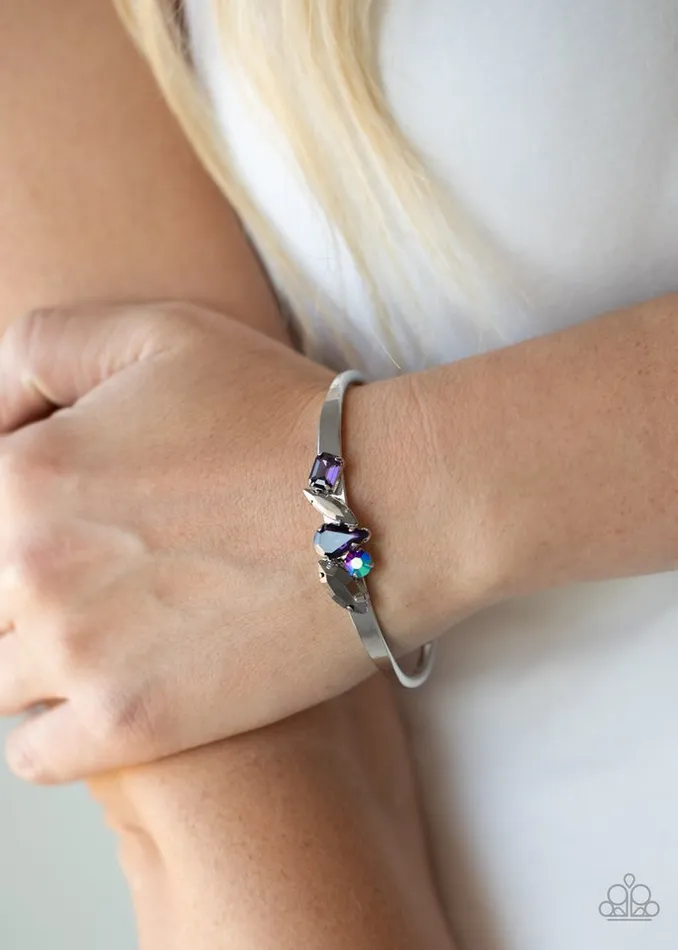 Paparazzi Bracelet Gemstone Grotto Purple Paparazzi Jewelry Bracelets