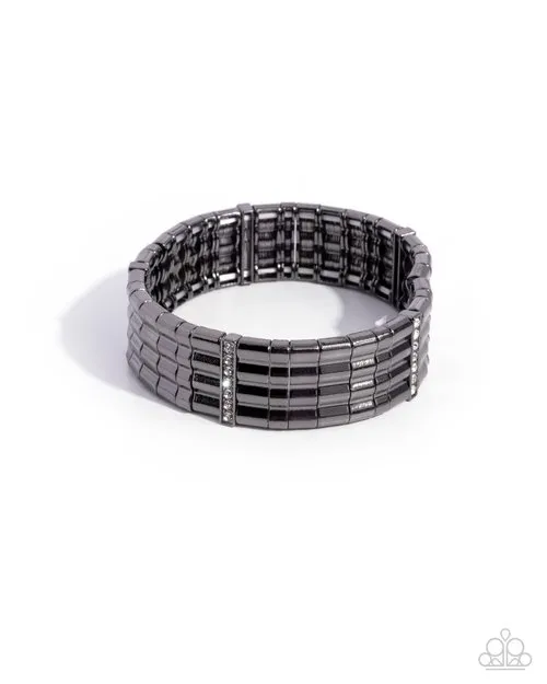 Paparazzi Bracelet Glistening Getaway Black Paparazzi Jewelry Bracelets Paparazzi Bracelet Glistening Getaway Black Paparazzi Jewelry Bracelets